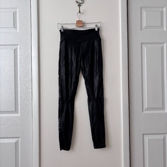 SPANX Sequin Faux Leather Leggings - Picture 8 of 9